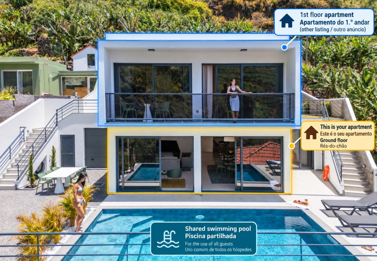 Apartamento em Ribeira Brava - Atlantic Pebble APT I
